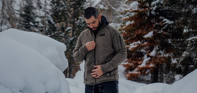 Battery heated jacket
