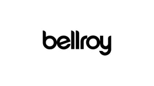 Bellroy logo in sleek black, rounded sans-serif on white, representing thoughtfully designed everyday carry solutions.