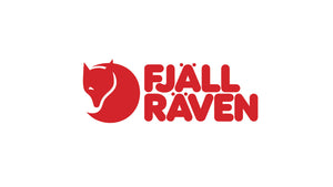 Iconic red Fjallraven fox logo representing durable outdoor apparel and gear inspired by nature.