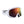 POC white ski goggles with orange reflective lens