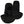 Black heated balaclava hood with integrated face mask and power button