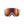 POC white ski goggles with orange reflective lens