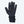 Mobile Warming black touchscreen compatible glove with textured palm grip