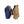 Hestra blue and tan cycling gloves showing front and back views
