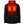 Gerbing heated black fleece jacket with glowing red heating elements on chest and neck