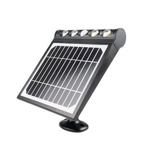 Wagan solar powered LED wall light with integrated panel