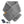 ActionHeat grey cable knit scarf with battery pack and charging cable