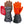 Gerbing heated gloves showing internal heating elements on front and back of hands