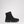 Pajar black quilted winter boot with front zipper closure and thick rubber sole
