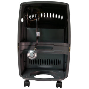 World Marketing Comfort Glow Propane(LP) Cabinet Heater - Piezo Ignition/Gray