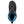 Top view of a black Korkers wading boot with blue interior lining and BOA lacing system