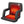 ActionHeat black heated stadium seat with visible heating elements on the backrest and seat cushion