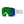 Smith Optics snow goggles with white frame and green reflective lens