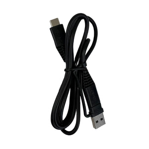 Venture Heat black USB-C to USB-A charging cable