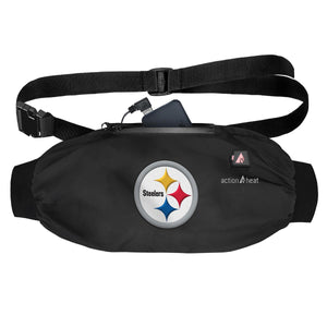 ActionHeat Pittsburgh Steelers black heated hand warmer pouch with battery pack