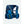 Nathan blue hydration running vest with mesh back and water tube