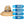 Kool Breeze straw hat with solar fan and feature icons for UPF 50 protection and renewable energy