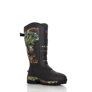 DSG Outerwear black and camouflage insulated rubber hunting boot