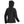Back view of a black Pioneer hooded softshell jacket
