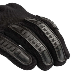 221B Tactical black protective gloves with molded finger guards