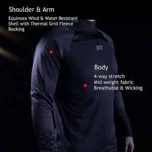 221B Tactical Equinoxx shirt showing shoulder arm and body fabric features