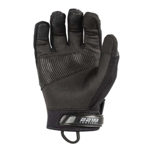 221B Tactical black glove with textured palm and finger grips