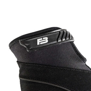 221B Tactical glove cuff with black rubberized logo patch