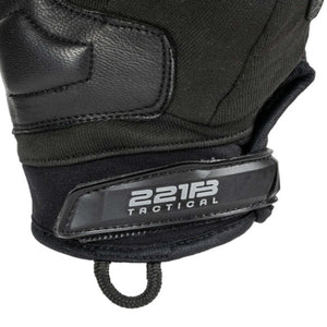 Black 221B Tactical glove wrist strap with pull loop