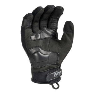 221B Tactical black reinforced glove with velcro wrist strap