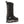 Korkers black quilted winter boot with grey midsole and heel pull tab