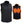 NexGen black quilted heated vest showing heating elements on the chest