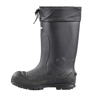 Baffin black rubber winter boot with drawstring collar