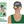 Woman wearing a celestial print Naturestherapy herbal eye mask