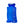 CompCooler blue water bladder with printed operating instructions and volume markings