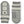 Hestra grey and white patterned wool mittens