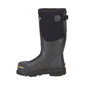 Dryshod black waterproof work boot with reinforced toe and adjustable strap