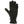 Swany black softshell glove with elastic wrist