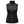 Aheata black quilted zip up vest with stand collar
