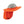 Chill-Its orange hard hat sun shade with neck flap