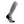 Therm-ic grey knee high ski sock with black heel and toe and geometric pattern on the calf