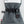 Mobile Warming grey heated glove cuff with adjustable strap and power button