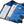 TechKewl blue cooling vest with internal white cooling pack pockets