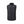 Black 30seven quilted vest with a high collar and full front zipper