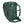 Back view of green Thule backpack with adjustable shoulder straps and waist belt