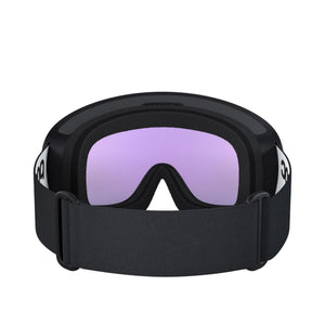 POC Fovea ski goggles with black frame and purple lens