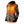 Camo print heated zip up hoodie with glowing orange chest heating elements