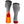 Gobi Heat grey heated socks with visible heating elements in the sole