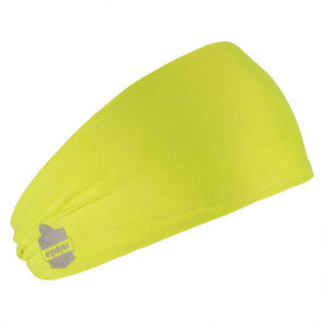 High visibility lime yellow Ergodyne cooling headband