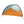 Kelty Sunshade tent with orange and light blue panels