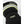 Hestra black glove cuff with Gore-Tex logo and yellow reflective stripes
